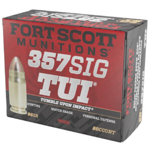 Fort Scott Munitions TUI .357 Sig 95gr 20-Rd Brass Case