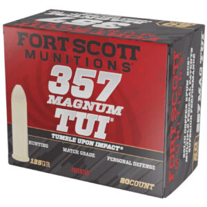 Fort Scott .357 Magnum 125gr TUI Solid Copper 20rd