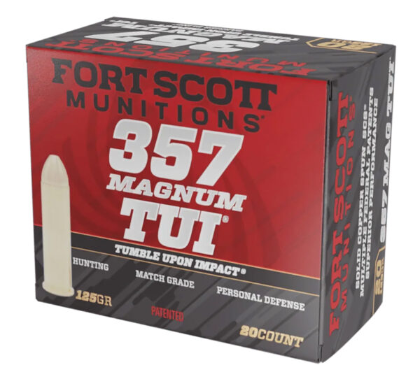 Fort Scott .357 Magnum 125gr TUI Solid Copper 20rd