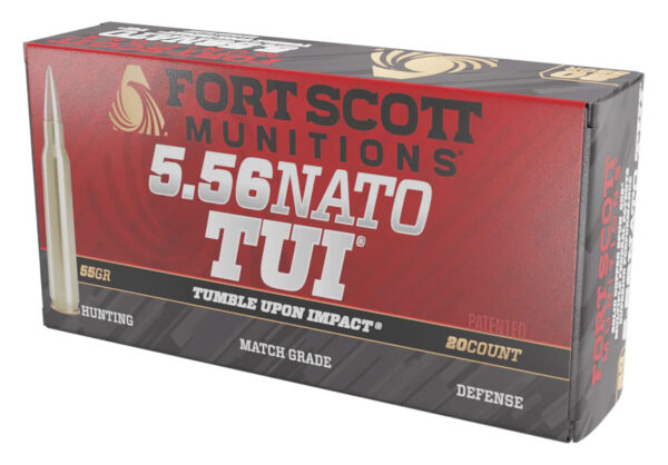 Fort Scott Munitions 5.56x45mm TUI 55gr 20rd