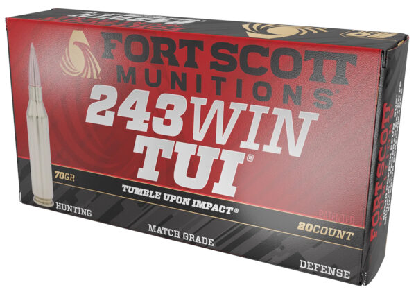 Fort Scott Munitions 243 Win 70 gr TUI 20 rd
