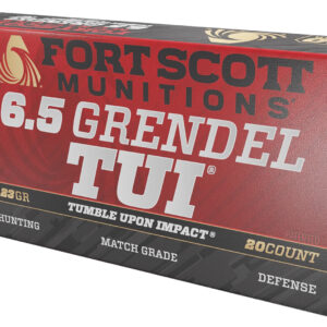 Fort Scott Munitions 6.5 Grendel 123gr TUI 20rd Box