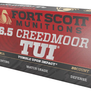 Fort Scott Munitions 6.5 Creedmoor 123gr TUI – 20rd Box