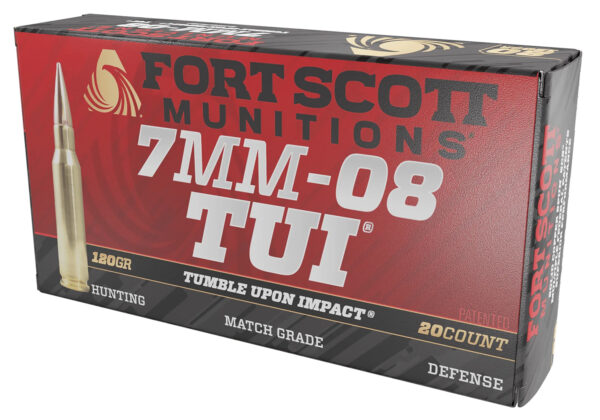 133873 Fort Scott Munitions TUI 7mm-08 Rem 120gr 20rd Box