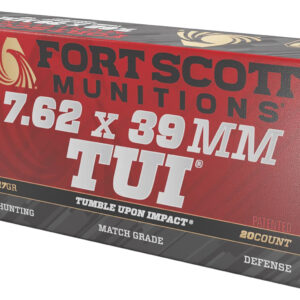 Fort Scott Munitions 7.62×39 117gr TUI Solid Copper 20rd