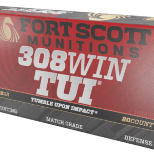 Fort Scott 308 Win 168gr TUI Solid Copper 20rd