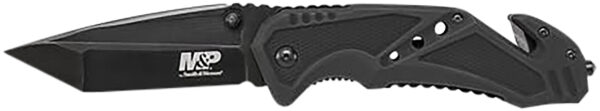 Smith & Wesson M&P Rescue 3.8″ Folding Knife — Black Tanto