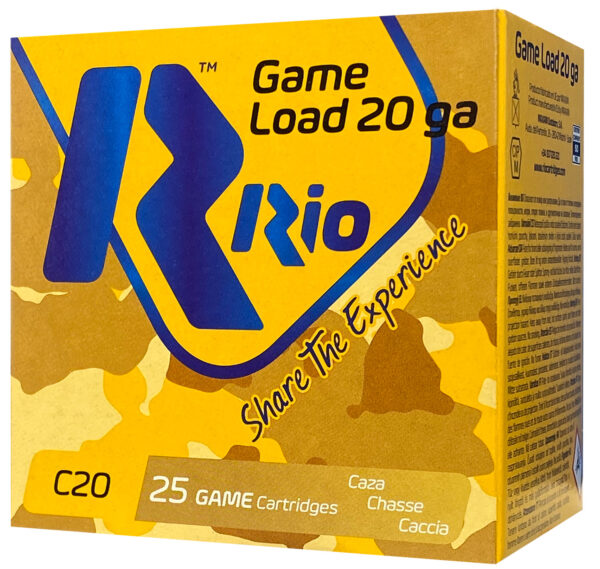 Rio Ammunition RC206 20 Gauge 2.75 inch 1 oz 6 Shot 25/Box