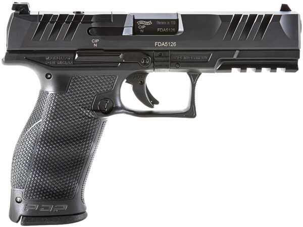 Walther PDP Full Size 9mm 4.5 in Optic Ready, 2x10rd, Black