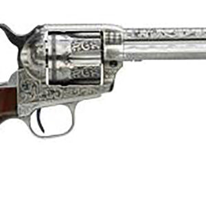 Taylors and Company 1873 Cattleman 45 Colt 4.75″ White Engraved