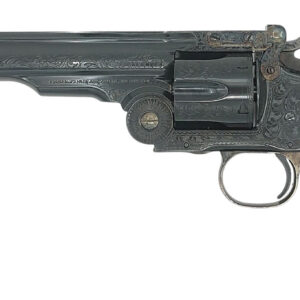 Taylors and Company Schofield .44-40 Win 7″ 6rd Blued Engraved