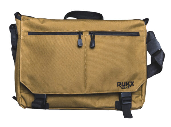 RUKX Gear Carry Business Bag, Tan, 15″ x 11″