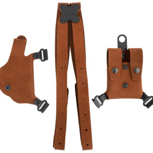 Galco CL2212 Classic Lite 2.0 Shoulder System Size Fits Chest Up To 56″ Natural Leather Fits 1911 Fits Bersa Thunder Right Hand