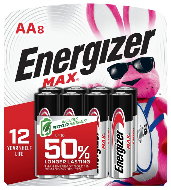 Energizer Max AA Batteries – 8-Pack, 1.5V