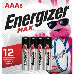 Energizer MAX AAA 8-Pack (E92MP8) 1.5V