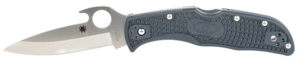 135885 Spyderco C243PGYW Endela Lightweight 3.41″ Folding Clip Point Plain VG-10 SS Blade Blue/Gray FRN Handle Includes Pocket Clip