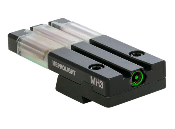 135886 Meprolight FT Bullseye Rear Sight — Green/Tritium, Black Frame