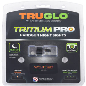 TruGlo Tritium Pro Night Sights for Walther PPQ