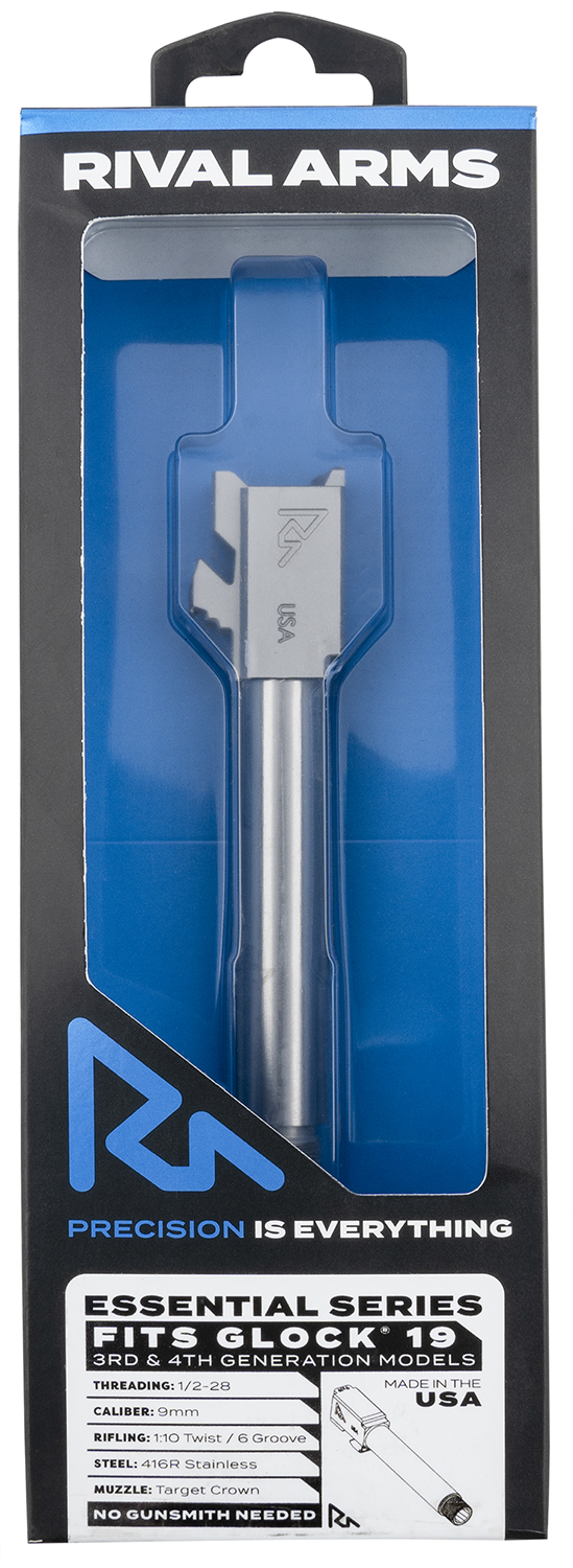 136153 Rival Arms Essential V2 Threaded Barrel, 9mm, 4.49″