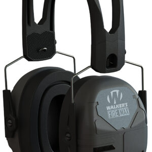 Walkers FireMax Rechargeable Electronic Ear Muffs, Black