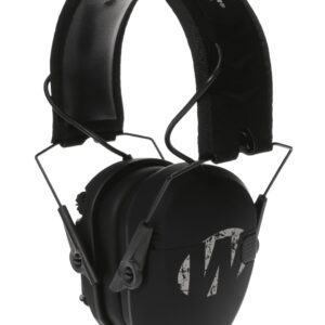 Walker’s GWPRSEMFS Razor Slim Electronic Freedom Muff 23 dB Over the Head Black w/Distressed Walker’s Logo Polymer