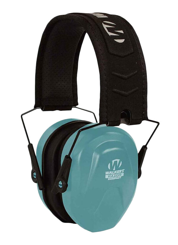 Walkers Razor Compact Passive Muff Teal/Black 24 dB