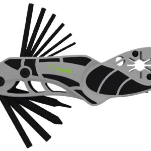 HME HMEATWRBH 14-In-1 Archery  Black/Gray Metal Folding