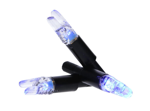 136399 NAP NAPILLNBL6PK Thunderglo Illuminated Nock Blue 6 Pack