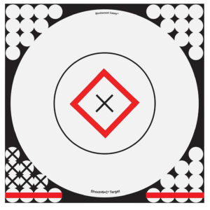 Birchwood Casey Shoot-N-C 17.25″ White/Black Bullseye 5 Pack