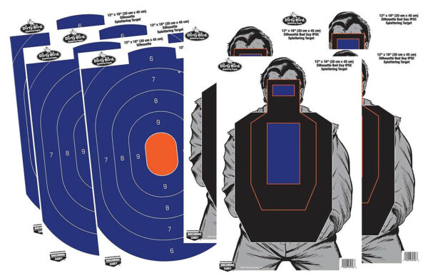 136562 Birchwood Casey Dirty Bird 12×18 Target Combo 8-Pack