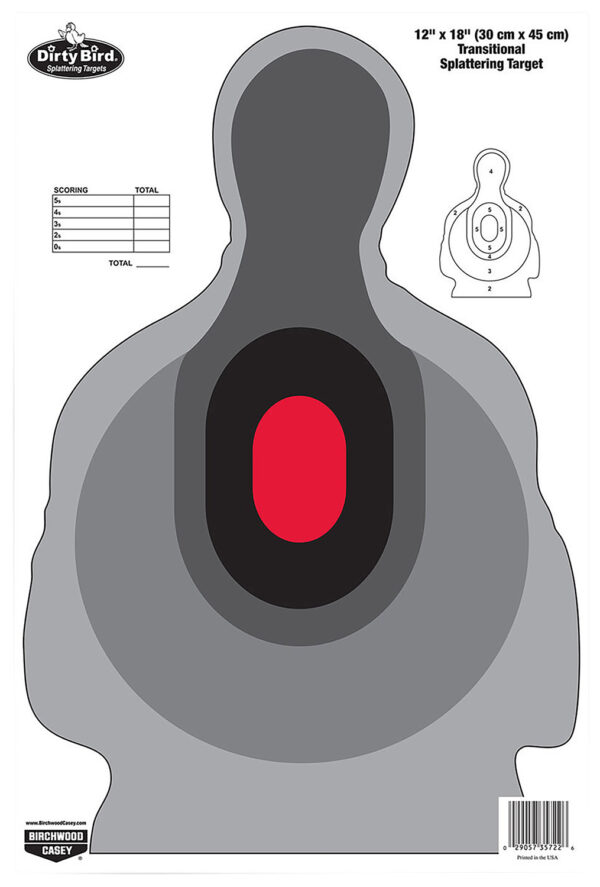 Birchwood Casey Dirty Bird Target – 12″x18″, 8 Pack