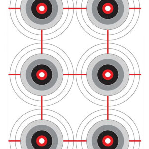 Birchwood Casey EZE-Scorer 12″ x 18″ Bullseye Targets – 100 Pack