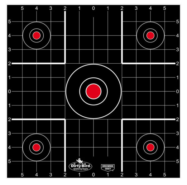 Birchwood Casey Dirty Bird 12″ Sight-In Targets, 100 Pack