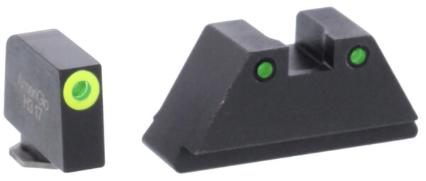 AmeriGlo GL252 XL Tall Optic Night Sights Green Tritium