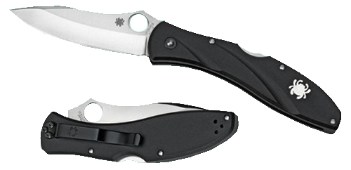 13672 Spyderco Centofante 3 3.14″ VG-10 Folding Knife, Black