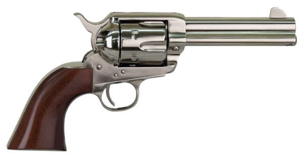 136752 Cimarron Pistolero .357 Mag/.38 Spl 4.75in Nickel Walnut 6-Rd