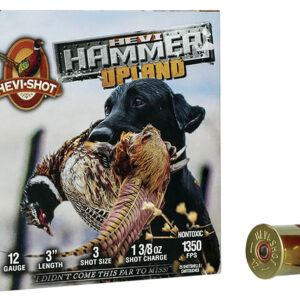HEVI-Shot HEVI-Hammer Upland 12 GA 3″ 1-3/8 oz #3 25/ct