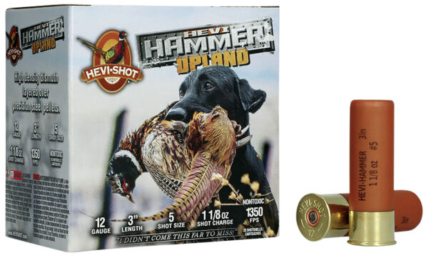 136790 HEVI-Shot HEVI-Hammer Upland 12ga 3in #5 1-1/8oz 25rd