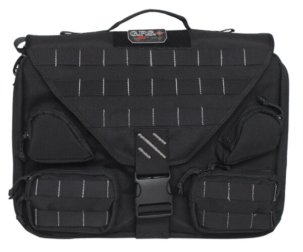 136857 G*Outdoors GPS Bags T1350BCB Tactical Brief Case, Black
