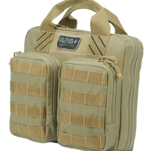 G*Outdoors GPS T1411PCT Tactical Double Pistol Case Tan