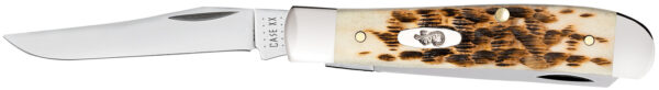137071 Case Mini Trapper 00013 — Amber Bone, 2.75″ Blade