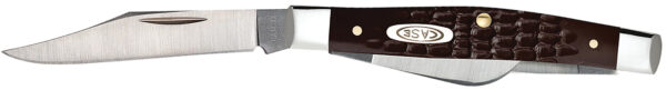 137073 Case Medium Stockman Brown Jigged Synthetic Knife