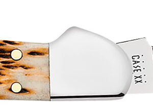 Case Mini CopperLock Amber Bone — Clip Point Knife