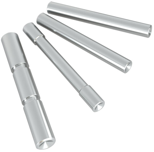 137871 Cross Armory CRG4PSSV 4-Pin Set Silver 4140 Steel – Glock Gen4