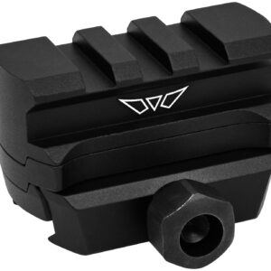 Warne Red Dot Riser Picatinny Rail — 0.805″/0.985″, Black