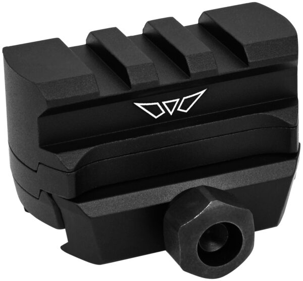 Warne Red Dot Riser Picatinny Rail — 0.805″/0.985″, Black