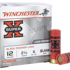 Winchester Ammo XBP12W Super X Blank 12Gauge 2.75″ 25 Per Bx/10 Case