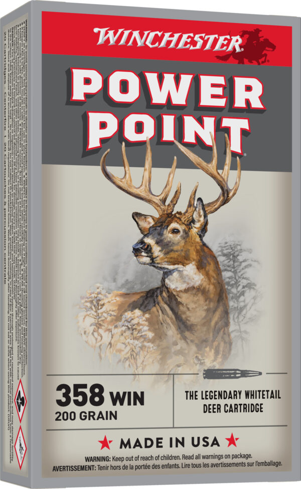 139129 Winchester Super-X .358 Win 200 gr Power-Point 20rd