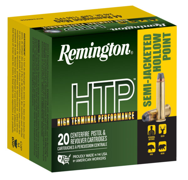 139748 Remington HTP .44 Rem Mag 240gr SJHP 20rd