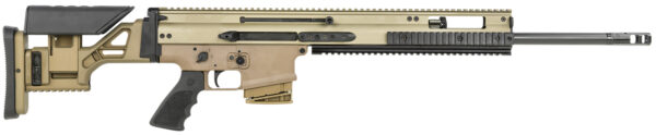 FN 381005432 SCAR 20s NRCH 6.5 Creedmoor 10+1 20″ Black Steel Barrel, Flat Dark Earth Anodized Picatinny Rail Aluminum Receiver, Flat Dark Earth Synthetic Adjustable Stock, Black Hogue Rubber Grip